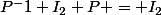 P^-1 I_2 P = I_2