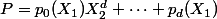 P=p_0(X_1)X_2^d+\cdots+p_d(X_1)