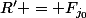 R' = F_{j_0}&nbsp;&nbsp;+ \sum_{i \geq j_0+2} d_i F_i