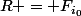 R = F_{i_0}&nbsp;&nbsp;+ \sum_{i \geq i_0+2} c_i F_i