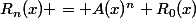 R_n(x) = A(x)^n R_0(x)