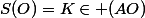 S(O)=K\in (AO)