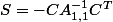 S=-CA_{1,1}^{-1}C^T