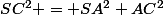SC^2 = SA^2+AC^2