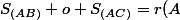 S_{(AB)} o S_{(AC)}=r(A;\dfrac{2\pi}{3})