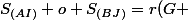S_{(AI)} o S_{(BJ)}=r(G ;2(\vec{BG} ;\vec{GI}))
