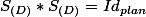 S_{(D)}*S_{(D)}=Id_{plan}
