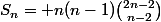 S_n= n(n-1)\binom{2n-2}{n-2}