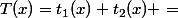 T(x)=t_1(x)+t_2(x) =&nbsp;&nbsp;\dfrac{\sqrt{100+x^2}}{9}+\dfrac{15-x}{5}