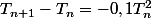 T_{n+1}-T_n=-0,1T_n^2