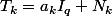 T_k=a_kI_q+N_k