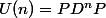 U(n)=PD^nP