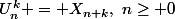 U^k_n = X_{n+k},~n\geq 0