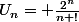 U_{n}= \frac{2^{n}}{n !}