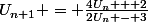 U_{n+1} = \frac{4U_n + 2}{2U_n - 3}