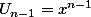 U_{n-1}=x^{n-1}