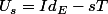 U_s=Id_E-sT