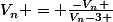 V_{n} = \frac{-V_{n} }{V_{n}-3 }