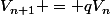 V_{n+1} = qV_n