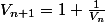 V_{n+1}=1+\frac{1}{V_n}