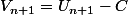 V_{n+1}=U_{n+1}-C