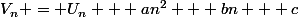 V_n = U_n + an^{2} + bn + c