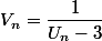 V_n=\dfrac{1}{U_n-3}