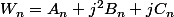 W_n=A_n+j^2B_n+jC_n
