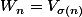 W_n=V_{\sigma(n)}