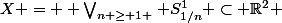 X = \displaystyle \bigvee_{n \geq 1 } S_{1/n}^1 \subset \mathbb{R}^2 