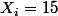 X_i=15