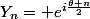 Y_n= e^{i\frac{\theta n}{2}}