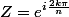 Z=e^{i\frac{2k\pi}{n}}