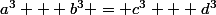 a^3 + b^3 = c^3 + d^3