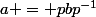 a = pbp^{-1}