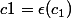 c1=\epsilon(c_1)&nbsp;&nbsp; \sqrt{1/2 (1 +c2)&nbsp;&nbsp;}&nbsp;&nbsp;