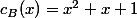 c_B(x)=x^2+x+1