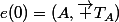 e(0)=(A,\overrightarrow {T_A})