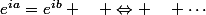 e^{ia}=e^{ib} \quad \Leftrightarrow \quad \cdots\; ?