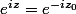 e^{iz}=e^{-iz_0}
