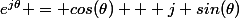 e^{j\theta} = cos(\theta) + j sin(\theta)