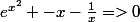 e^{x^2} -x-\frac{1}{x}}=>0