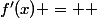 f'(x) = +\;\dfrac{x^2-3x-2}{2(x-1)^2\sqrt{x+1}}