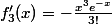 f'_{3}(x)=-\frac{x^{3}e^{-x}}{3!}