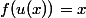 f\in\mathcal{L}(\text{Im}(u),H),\;\forall x\in H,\;f(u(x))=x