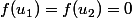 f(u_1)=f(u_2)=0