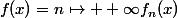 f(x)=\limits{n\mapsto +\infty}{f_n(x)}