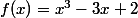f(x)=x^3-3x+2
