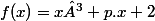 f(x)=x³+p.x+2