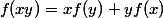 f(xy)=xf(y)+yf(x)